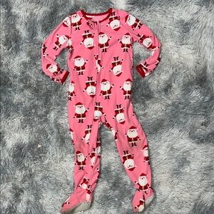 ♥️ Child of Mine Pink Santa Kids One Piece